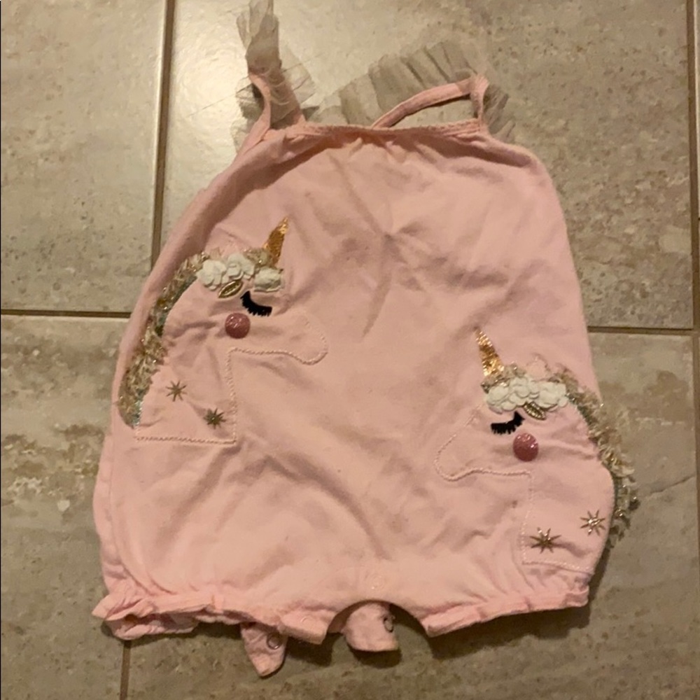 Mud Pie unicorn romper